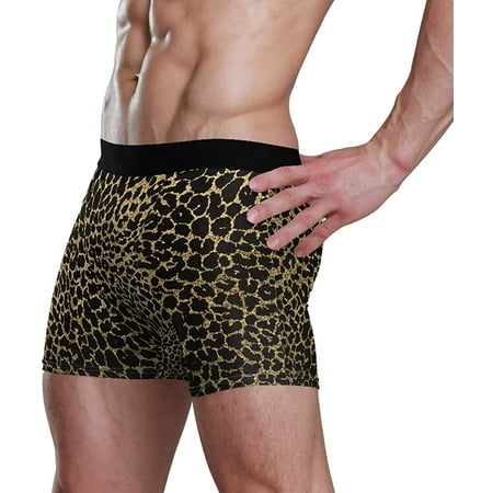 M&S&W Mens Underwear Leopard Printed Boxer Briefs Short Boxer Briefs M&S&W Mens Underwear Leopard Printed Boxer Briefs Short Boxer Briefs